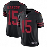 Nike Men & Women & Youth 49ers 15 Pierre Garcon Black NFL Vapor Untouchable Limited Jersey,baseball caps,new era cap wholesale,wholesale hats